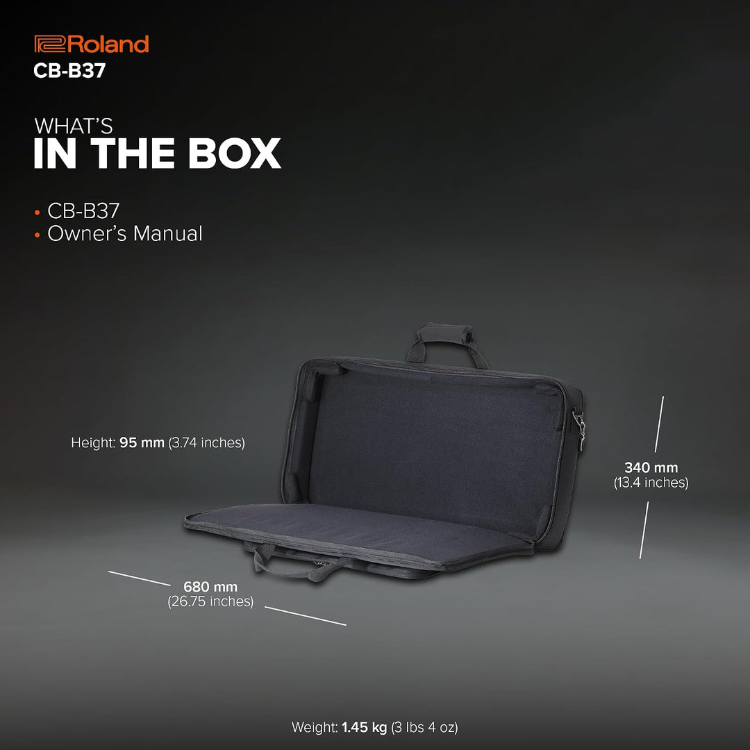 Roland CB-B37 Keyboardtasche | Vielseitige Transporttasche für GAIA 2, JUPITER-Xm Synthesizer, SH-01