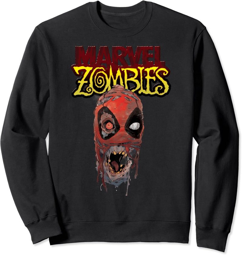 Marvel Zombies Deadpool Zombie Head Sweatshirt