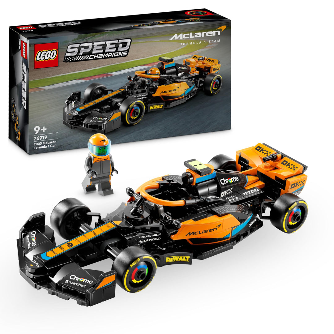 LEGO Speed Champions McLaren Formel 1 Rennwagen 2023, Spielzeug für Kinder ab 9 Jahren,Geschenkidee