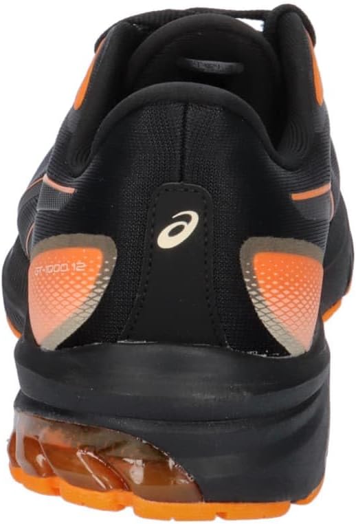 ASICS GT 1000 12 GTX Mann Laufschuhe Schwarz Orange, 45 EU