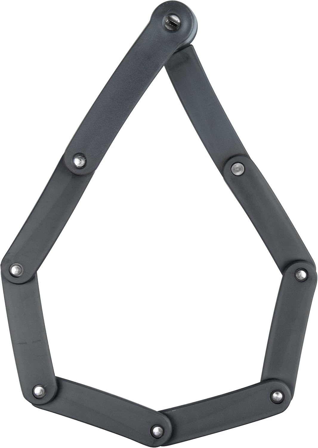 Burg Wachter Fahrradschloss aus gehärtetem Stahl, leicht, faltbar, 80 cm, schwarz