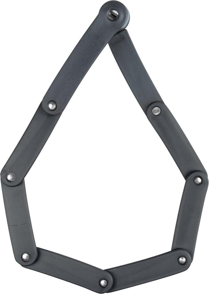 Burg Wachter Fahrradschloss aus gehärtetem Stahl, leicht, faltbar, 80 cm, schwarz