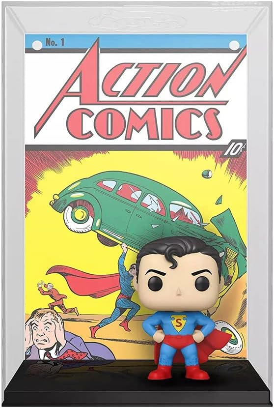 Funko Pop! Vinyl Cover: DC-Superman Action Comic - Vinyl-Sammelfigur - Geschenkidee - Offizielle Han