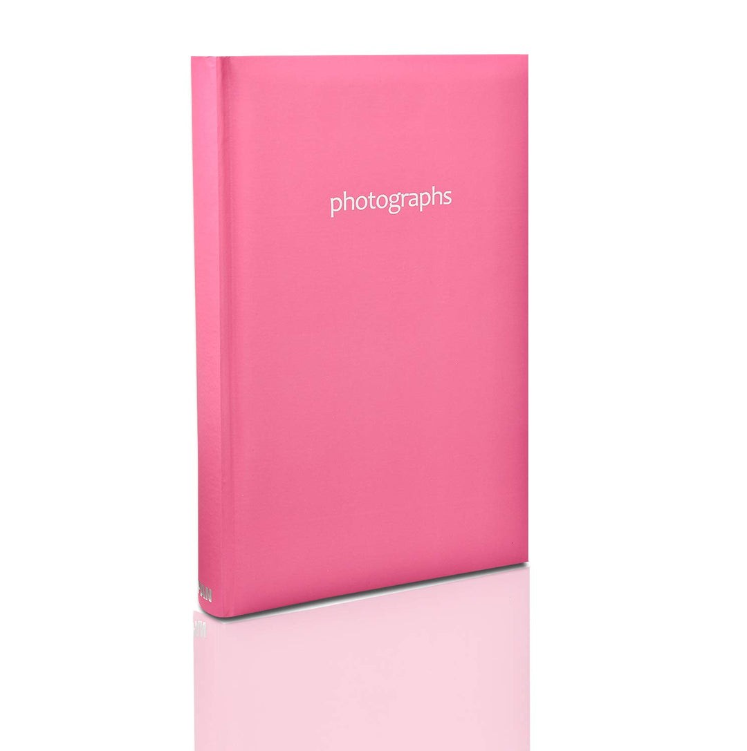 Arpan Einsteck-Fotoalbum, gross, für 300 Fotos à 15 x 10 cm, Pink, 300 Stück