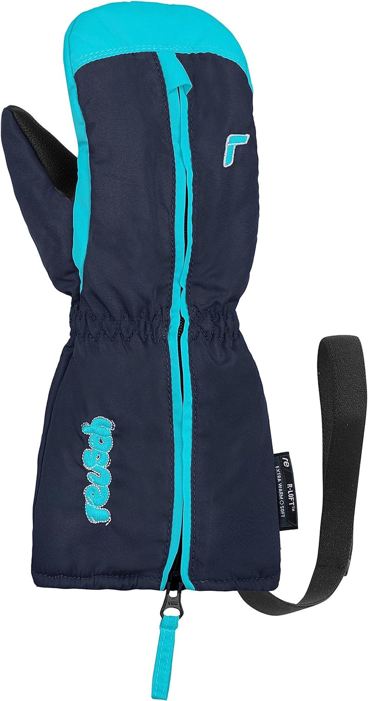 Reusch Unisex – Babys Kleinkinder Fäustlinge Tom Mitten Warm, Wasserdicht, Extra Atmungsaktiv blau 0