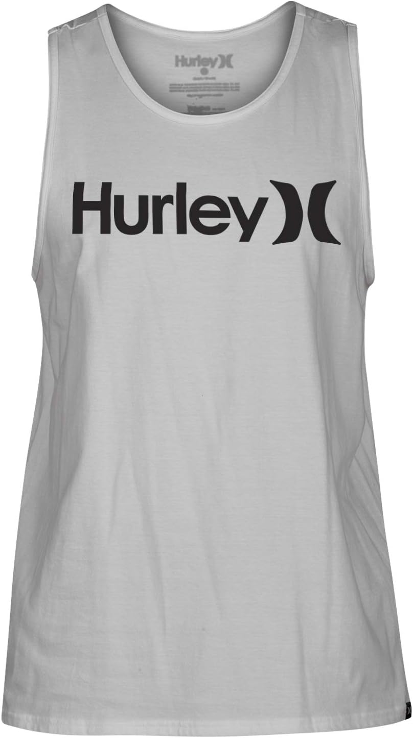 Hurley Herren One and Only Graphic Tank Top T-Shirt S Weiss / Schwarz, S Weiß / Schwarz