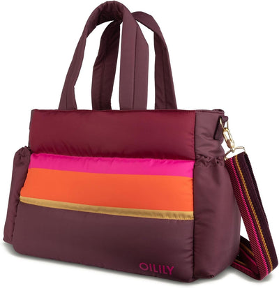 Oilily Bobo Baby Bag Colour Block Decadent Chocolate