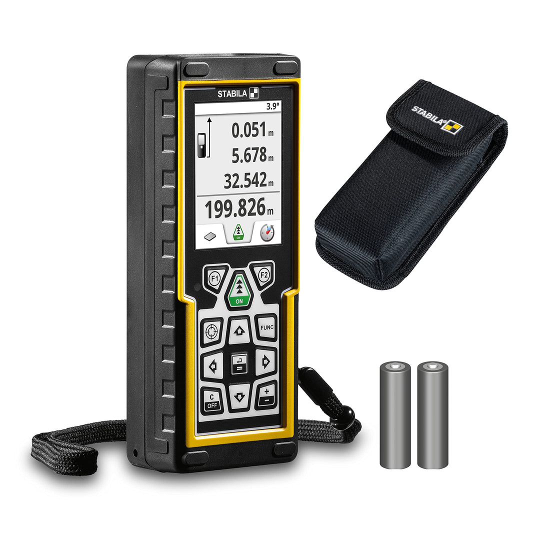 STABILA Laser-Entfernungsmesser LD 520, digitale Zielerfassung, Bluetooth Smart 4.0, max. Messbereic