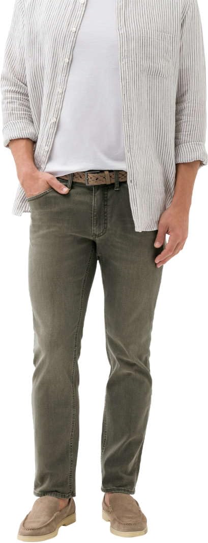 BRAX Herren Style Chuck Hi-Flex: Hochelastische Five-Pocket Jeans 31W / 32L Seaweed, 31W / 32L Seawe
