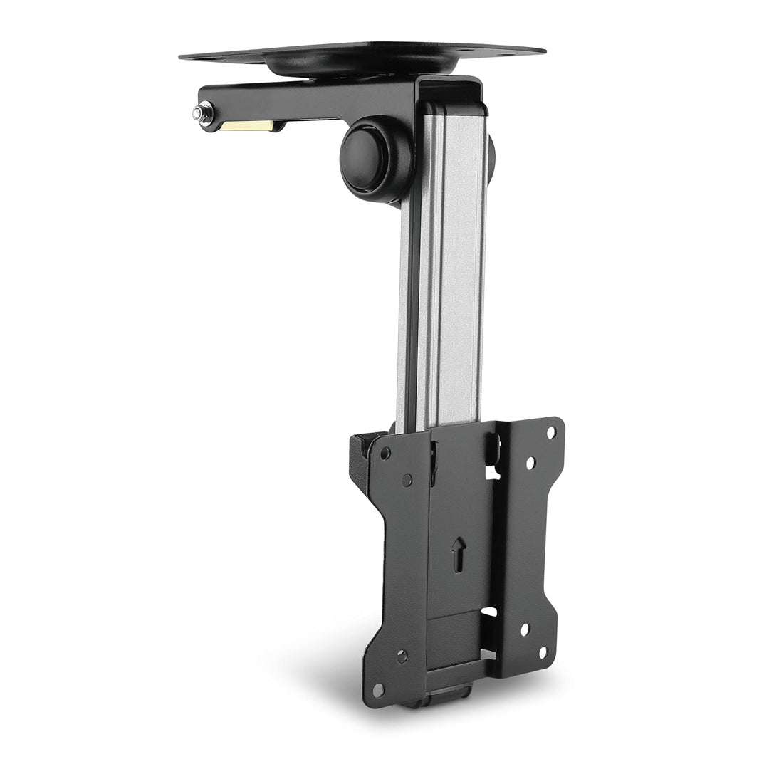 InLine – Unterschrank Monitor Halterung, klappbare Deckenhalterung für TV & Fernseher bis 27 Zoll (6