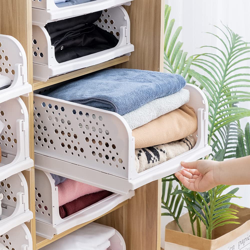 THATSRAD 3er Set Schubladenbox kleiderschrank Schubladenboxen Stapelbar Regal für Kleiderschrank Inn