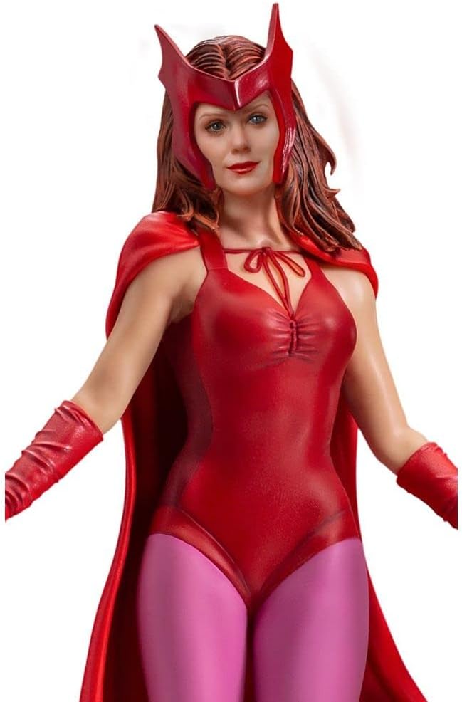 Iron Studios MARCAS49021-10 WandaVision Wanda Halloween Version 1:10 Figur Art Scale, Mehrfarbig