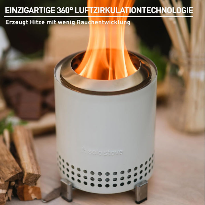 Solo Stove Mesa Tischfeuer Outdoor | Raucharmer Mini Tischkamin, Deko für Garten, Terrasse und Balko