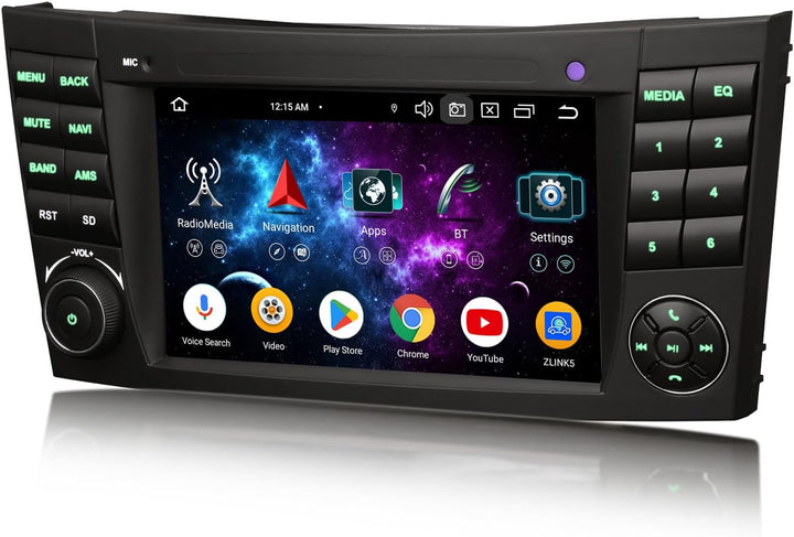 Acht-Kern Android 14 DAB+ Autoradio Für Mercedes Benz E-Klasse W211 CLS Klasse W219 mit Navigation G