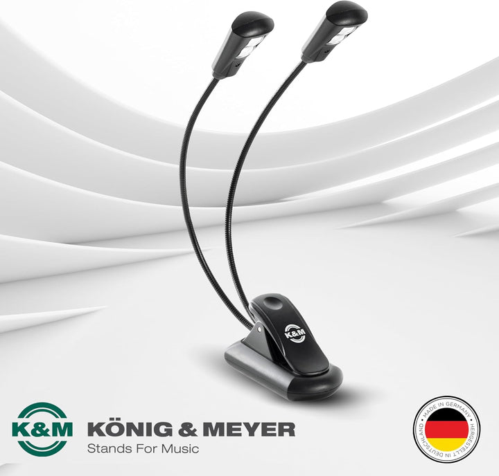König & Meyer 12259 Notenpultleuchte »Double2 LED FlexLight rechargeable« - Notenpultleuchte