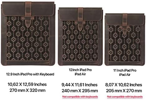 LONDO Echtleder-Ärmeltasche für Ipad - Small Zimt Small, Zimt Small