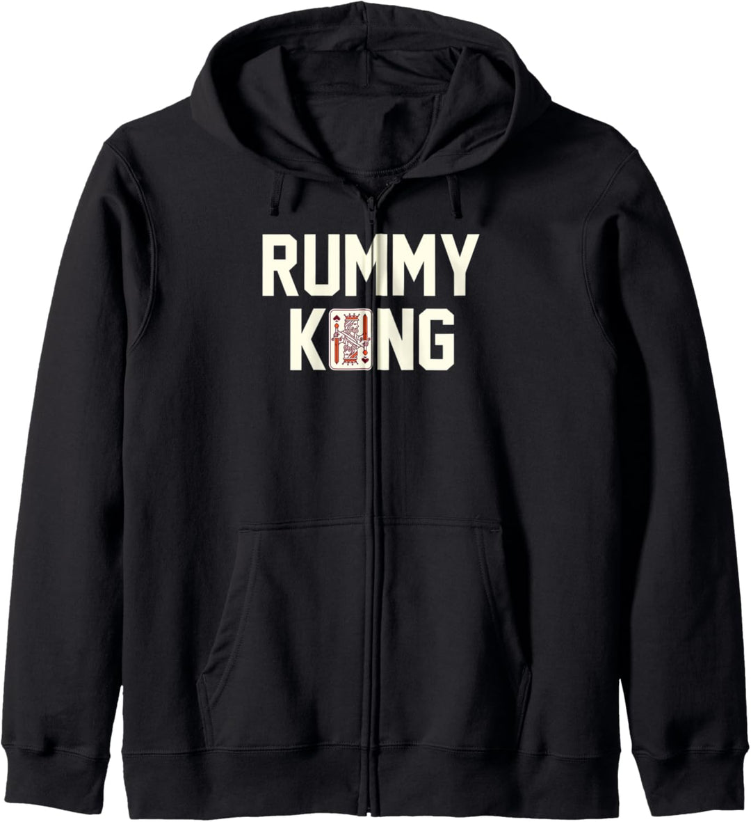 Kartenspiele - Rummy King Kartenspiel Kapuzenjacke