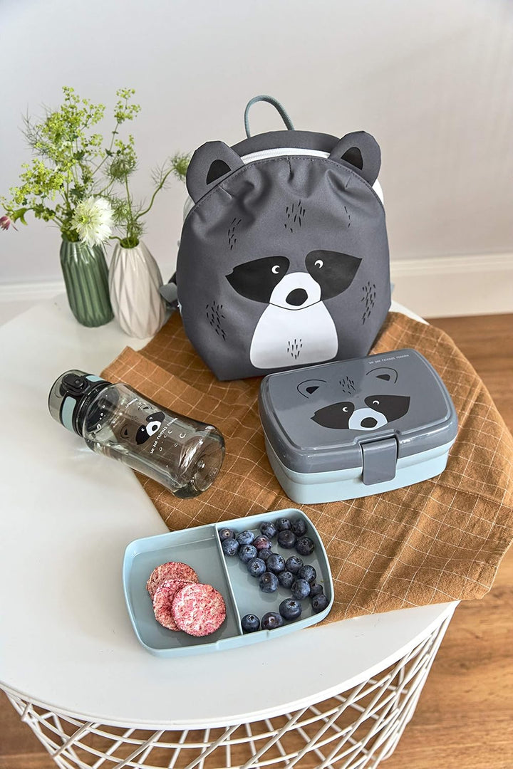LÄSSIG Brotdose & Trinkflasche Set - Lunch Set mit Lunchbox und Trinkflasche (460 ml)/About Friends