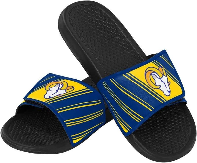 Fanatics Foco NFL Team Legacy Slides Badelatschen 40/41 EU Los Angeles Rams, 40/41 EU Los Angeles Ra