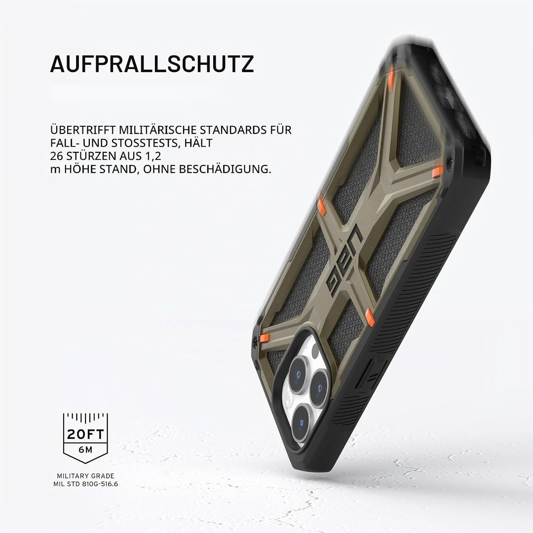 URBAN RMOR Gear Monarch Schutzhülle kompatibel mit Apple iPhone 15 Pro Max Hülle [Wireless Charging