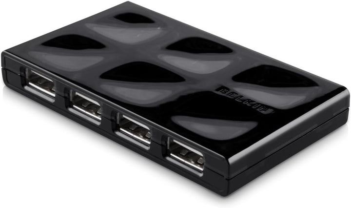 Belkin F5U701cwBLK USB 2.0 Hub mit 7 Ports, Schwarz USB-A, USB-A