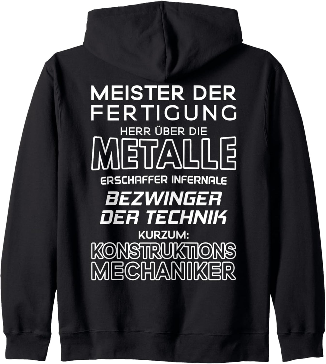 Meister Der Fertigung Konstruktionsmechaniker Kapuzenjacke