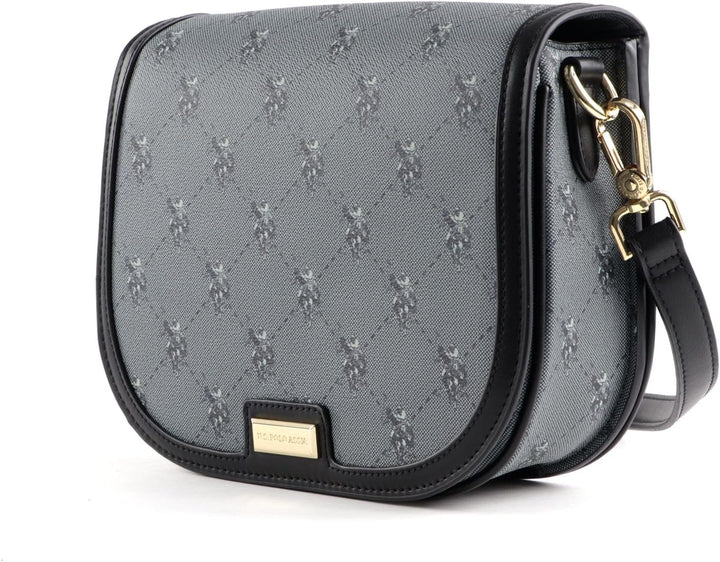 U.S. POLO ASSN. Hampton Flap Crossbody Black