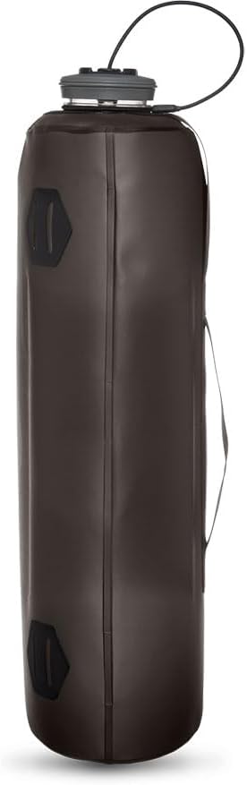 HydraPak Seeker - Faltbarer Wasserspeicher (10L) - BPA- und PVC-freier Camping Trinkrucksack - Grau