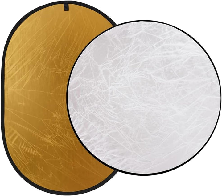 Fotostudio-Set mit Leuchten, Hintergrund, Reflektor, 5500 Kelvin Tageslichtlampen, verstellbarem Hin
