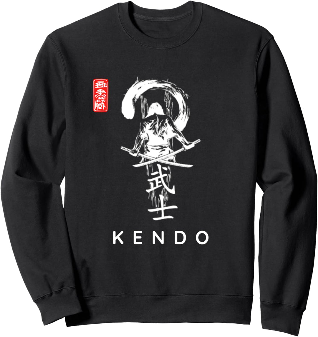 Kendo Anfänger-Kalligraphie-Schrift Klassisches Kendo-Design Sweatshirt
