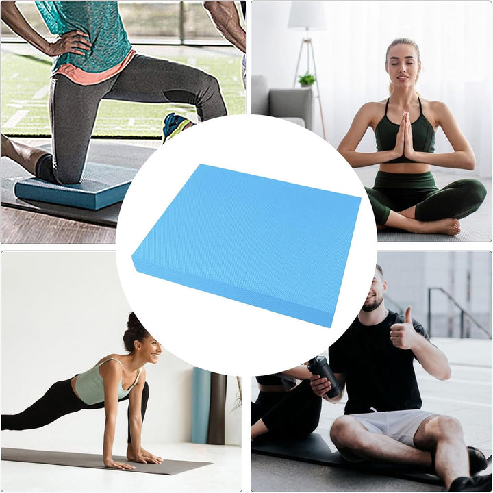 Stabilitätskissen - Antirutsch-Trainer aus TPE 50x40 cm | Trainings Schaumstoff Pad Gepolsterte Bala