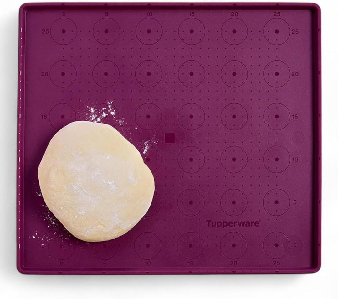 TUPPERWARE Backen Silikon Backunterlage lila Dauer-Backunterlage Teig Easyplus