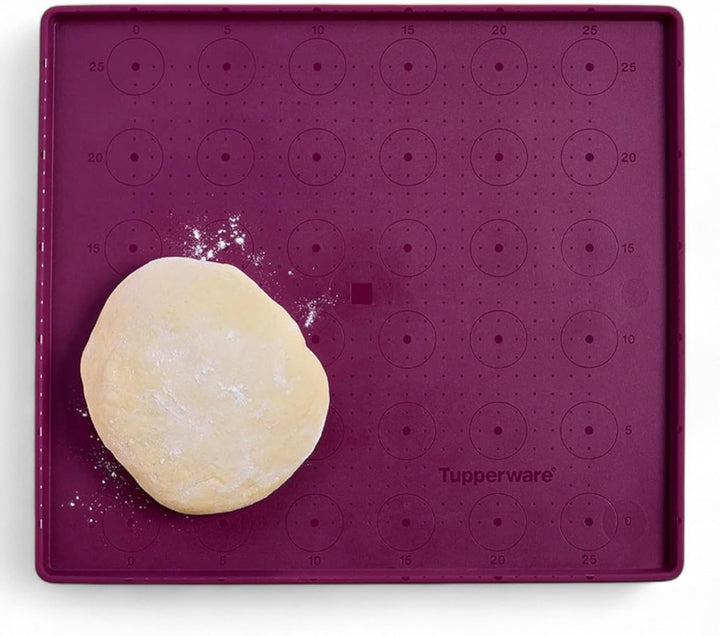 TUPPERWARE Backen Silikon Backunterlage lila Dauer-Backunterlage Teig Easyplus