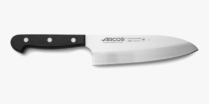 Arcos 289804 Serie Universal - Messer Deba Asiatisches Messer - Klinge Nitrum Edelstahl 170 mm - Han