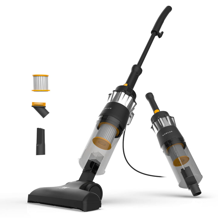Newlux - Staubsauger mit 2in1 V900 Kabel, vertikal und handlich, 800 W, 2 Liter Tank, 16,5 Kpa, Trip
