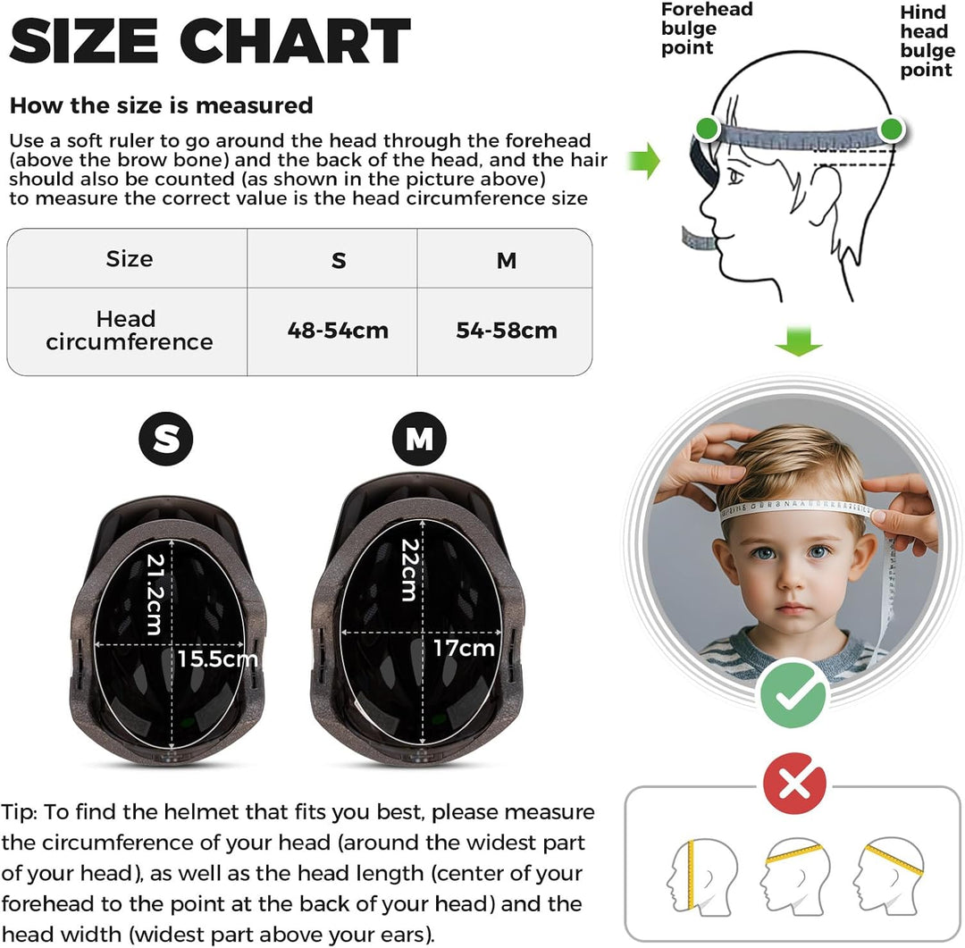 ROCKBROS Kinderhelm Integriert Fahrradhelm Kinder Jugend Fullface Helm mit Abnehmbarem Kinnschutz BM