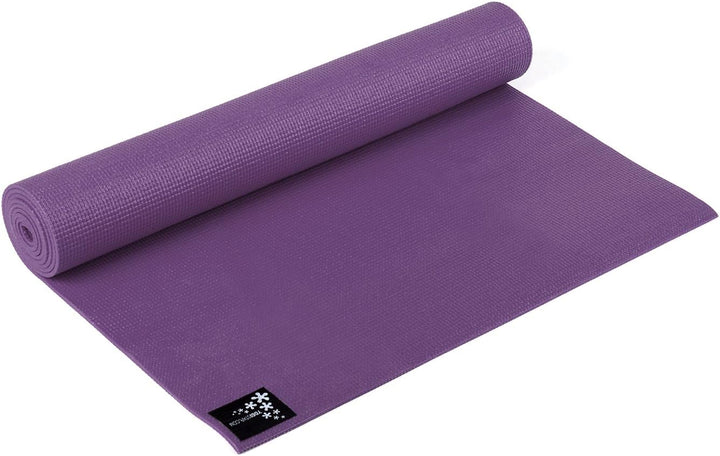 Yogistar Yogamatte Plus - rutschfest und extra lang - 8 Farben Aubergine
