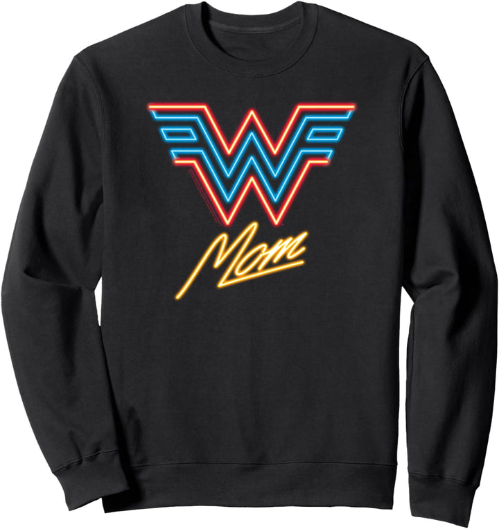 Wonder Woman 1984 Wonder Mom Neon Sweatshirt