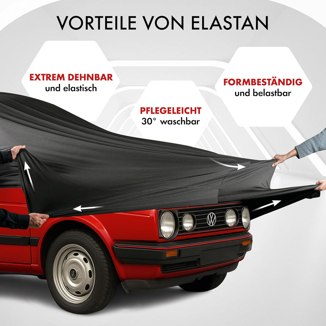 Walser Premium Abdeckung Auto Indoor Stretch Plus Qualitätssieger Sehr Gut* Autoabdeckung Winter Aut