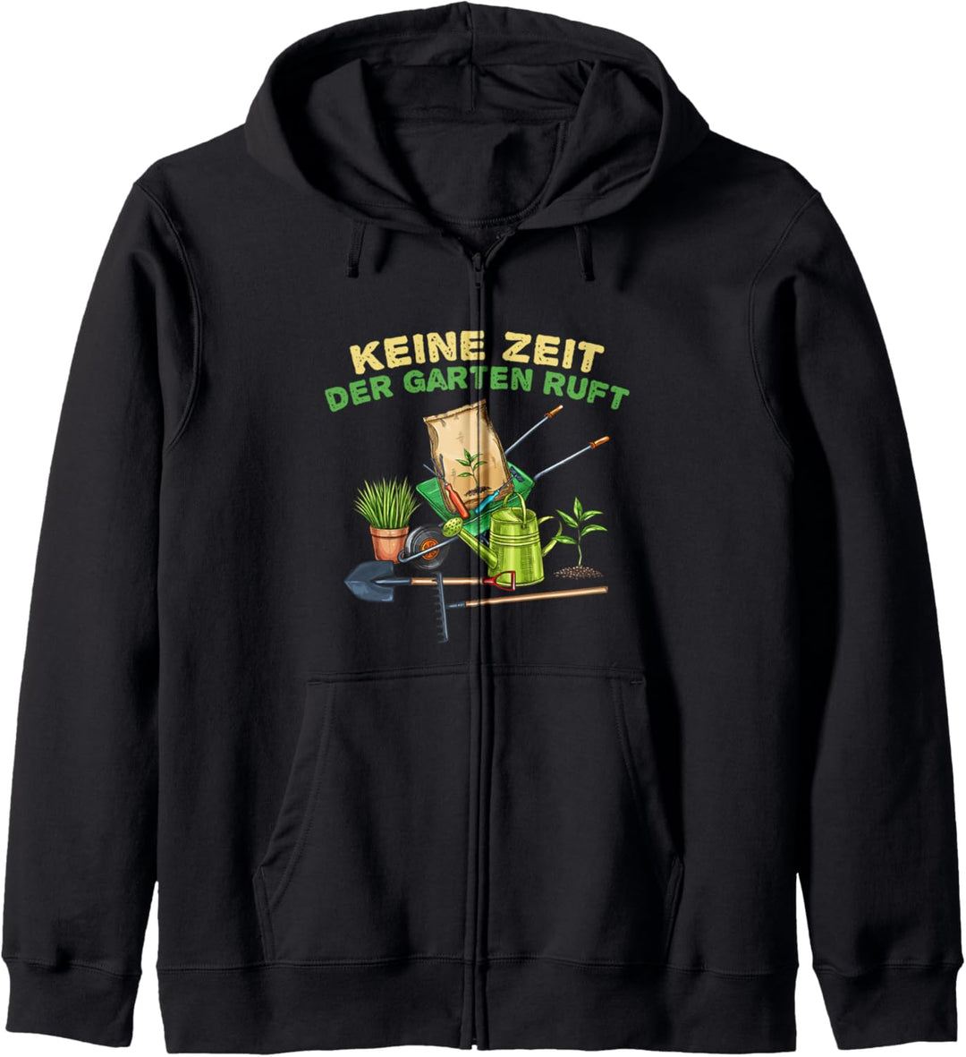 Keine Zeit der Garten ruft Überraschung für Hobbygärtner Kapuzenjacke