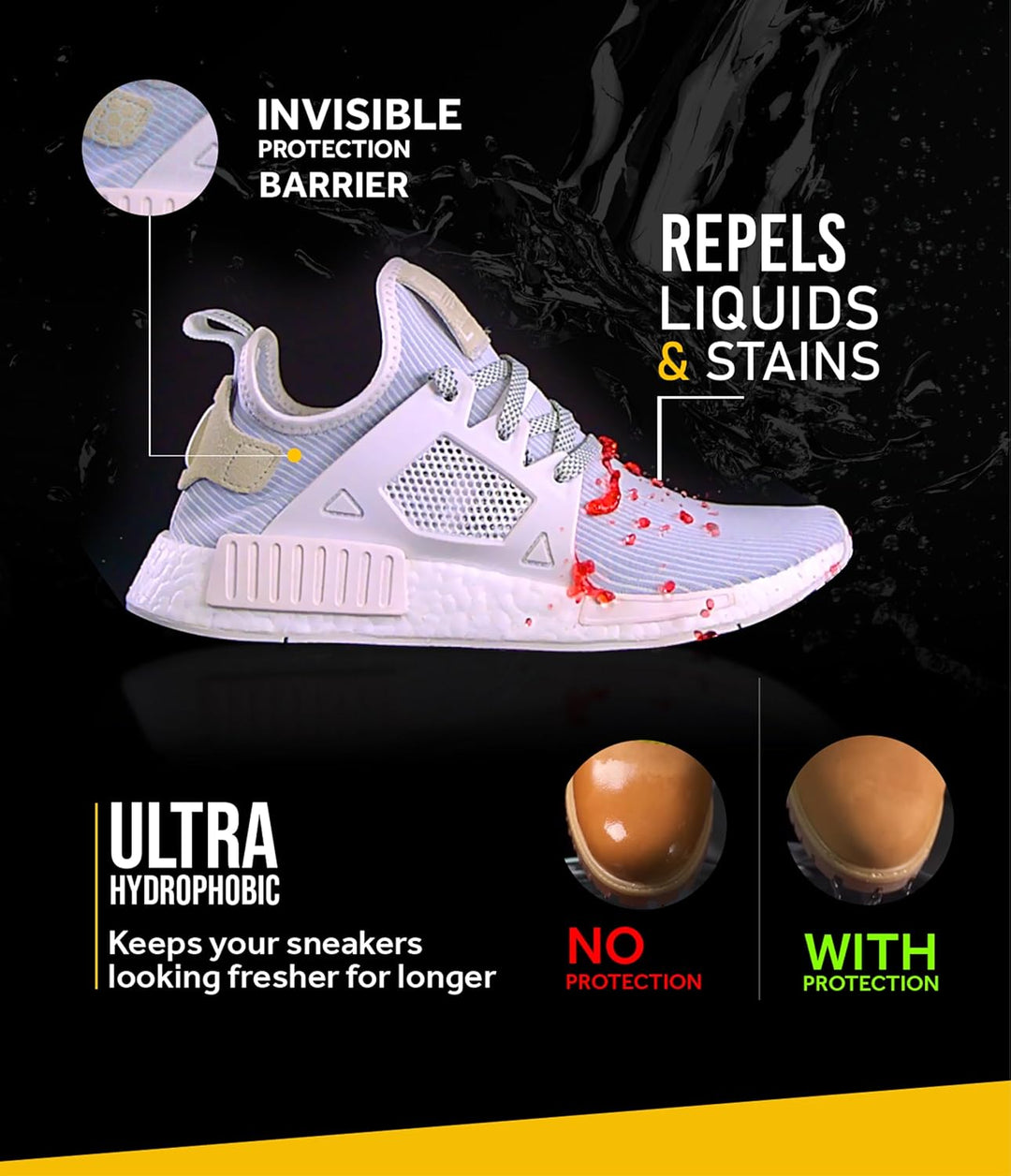 Crep Protect Spraydose Regen & Fleck Wasserfester Schutz Nano-Schutz für Leder, Nubuk, Wildleder & C