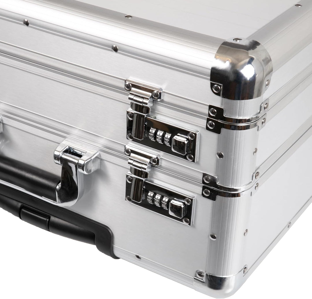 ALUMAXX 45150 Fotokoffer Trolley CHALLENGER, Piloten Koffer Aluminium, Aktenkoffer Alu, Pilotentroll