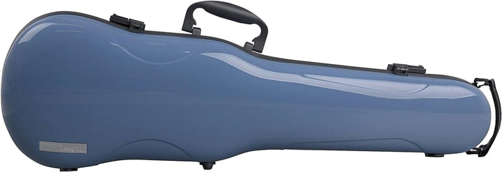GEWA Violinformetui AIR 1.7 blau hochglanz, mit zusätzlichem Seitengriff, Made in Germany mit zusätz