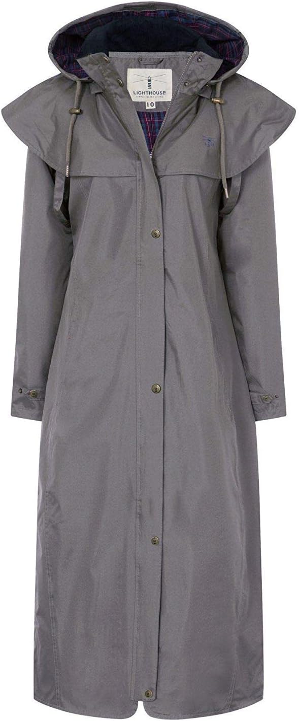 Lighthouse Outback - Damen Regenmantel - lang - wasserdicht 38 Urban Grau, 38 Urban Grau