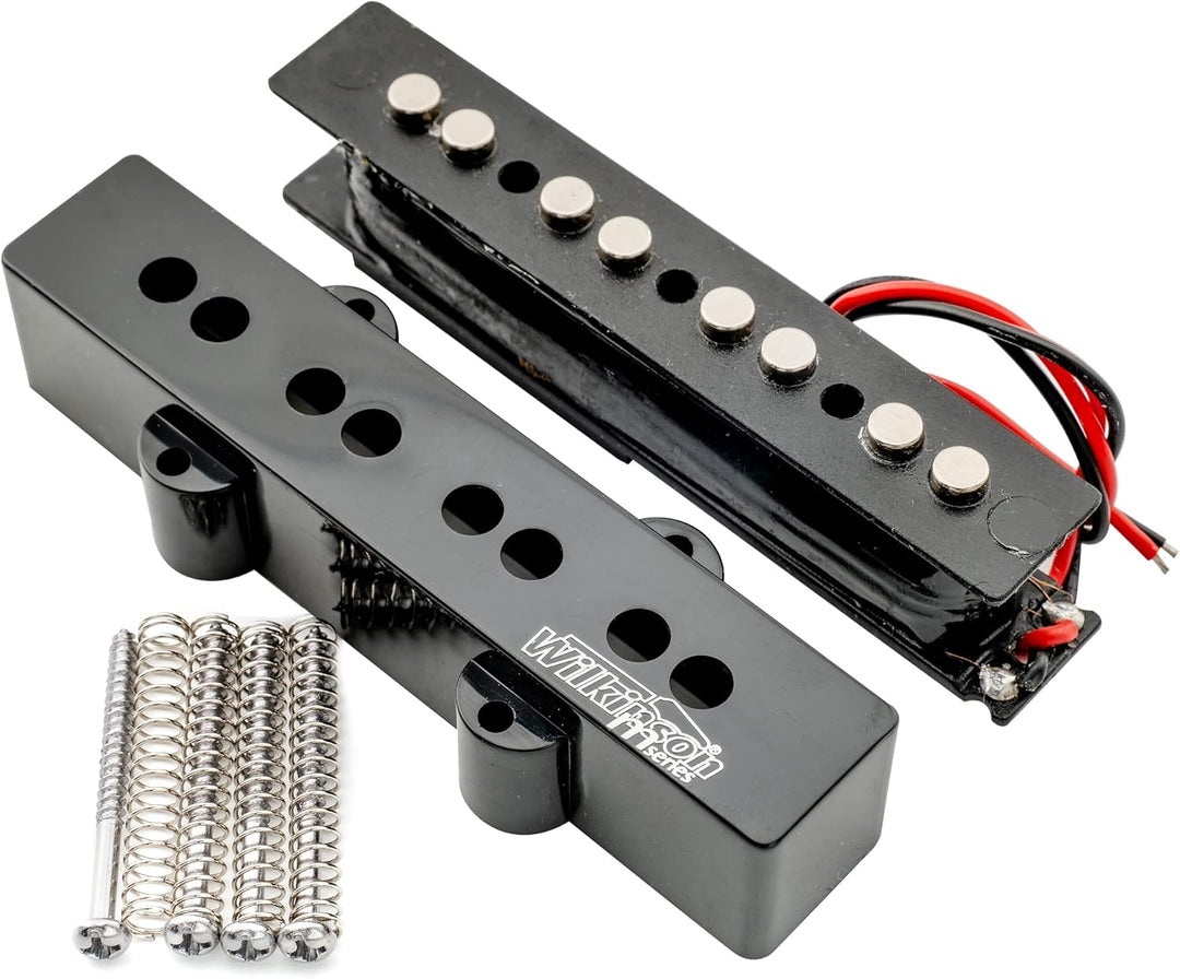 Wilkinson WOJB Vari Gauss Keramik 4-Saiter Jazz Bass Tonabnehmer Steg Pickup für JB Style E-Bass, Sc