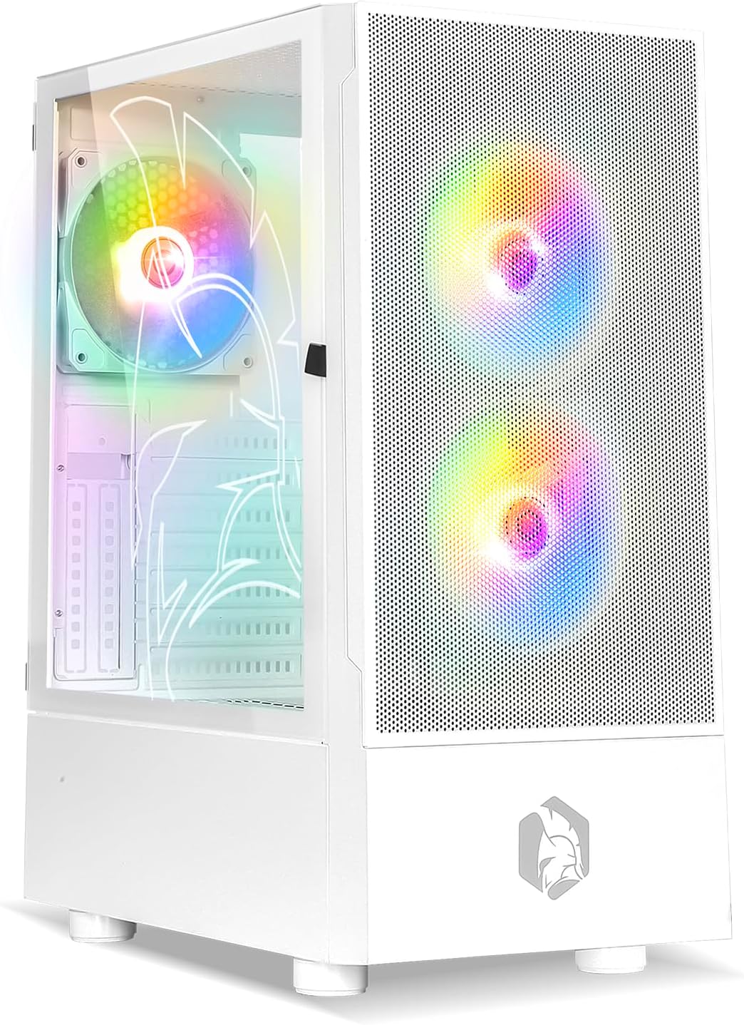 EMPIRE GAMING - Gehäuse für Gamer Sapphire – ARGB Mittlerer Tower ATX/Micro-ATX/ITX – seitliche Tür