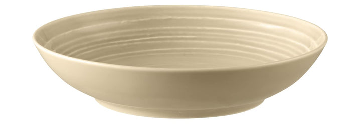 Seltmann Weiden Terra Suppenteller, 21 cm, Tiefer Essteller mit spiralförmigem Relief, Spülmaschinen