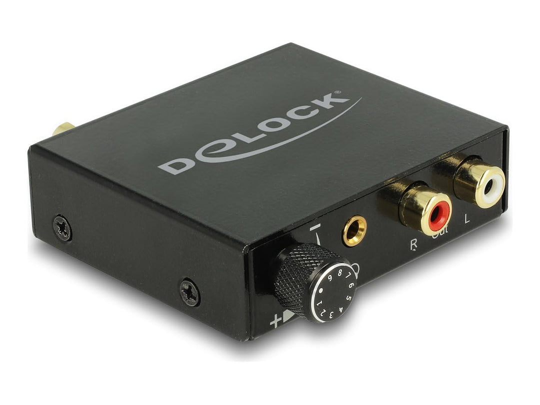 Delock Konverter Digital Audio zu Analog HD mit Kopfhörerverstärker