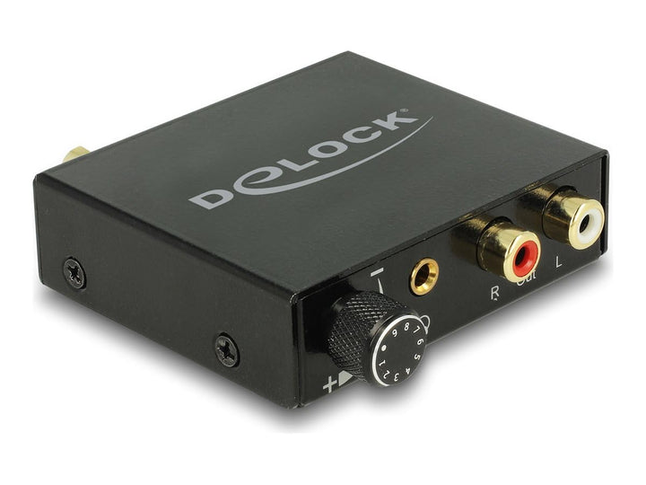 Delock Konverter Digital Audio zu Analog HD mit Kopfhörerverstärker