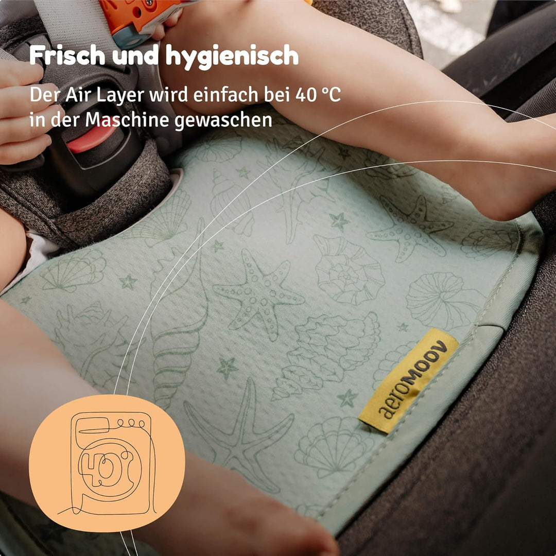 Aeromoov - Baby Sitzauflage Air Layer - Einlage Für Autositz oder Kinderwagen - Gruppe 1 - Antischwi